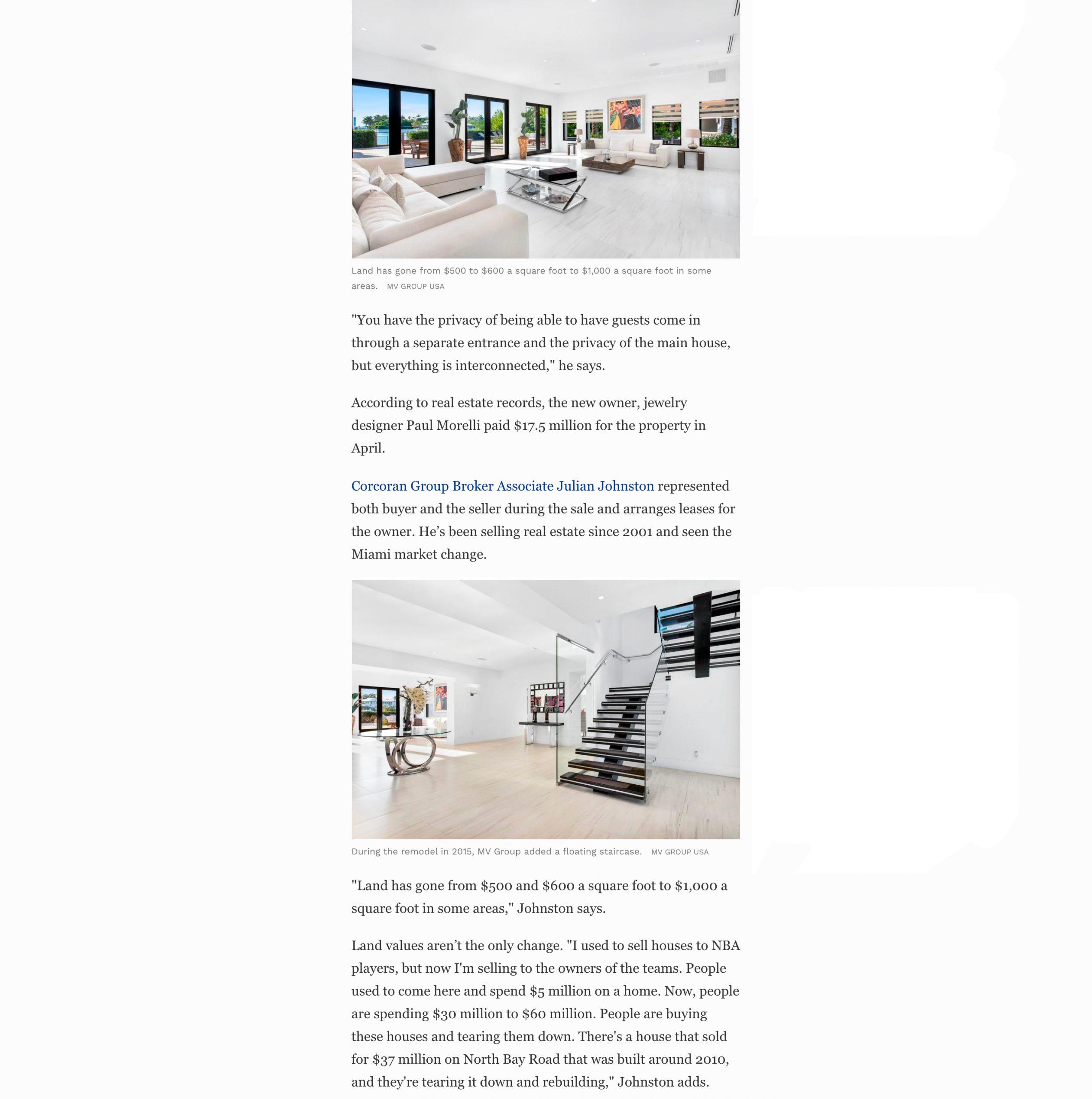 Forbes – Inside J. Lo And Ben Affleck’s $17.5 Million Miami Hideaway