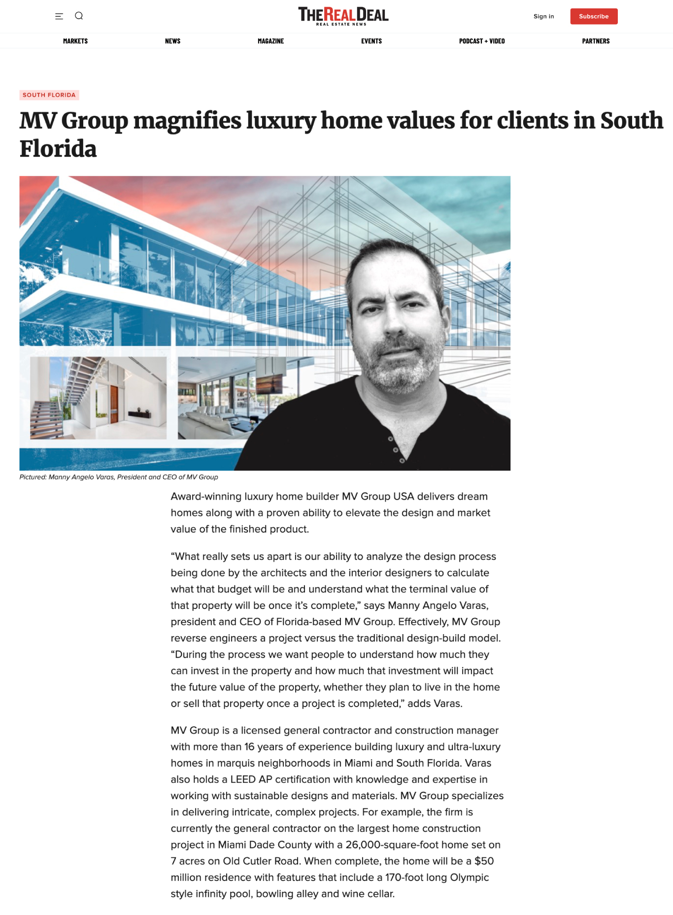 MV Group magnifies luxury home values for clients in South Florida