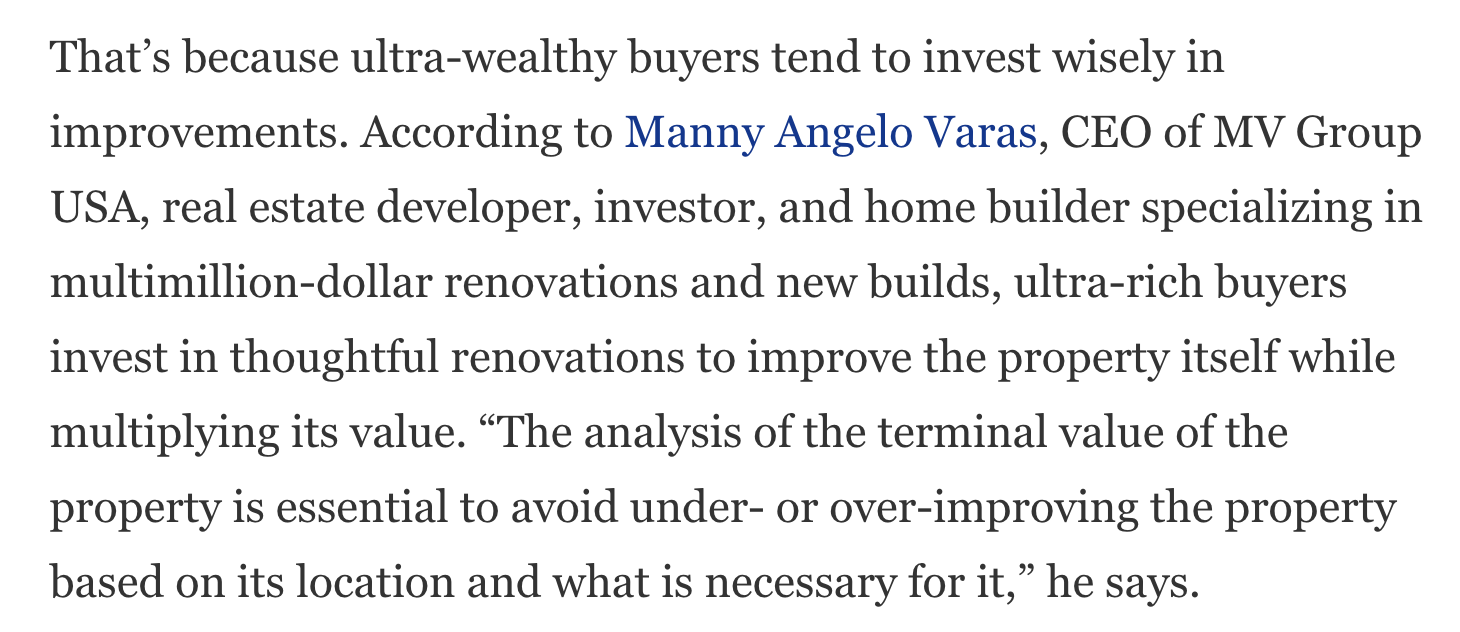 What You Can Learn From Ultra-Wealthy Buyers Before Purchasing A Home