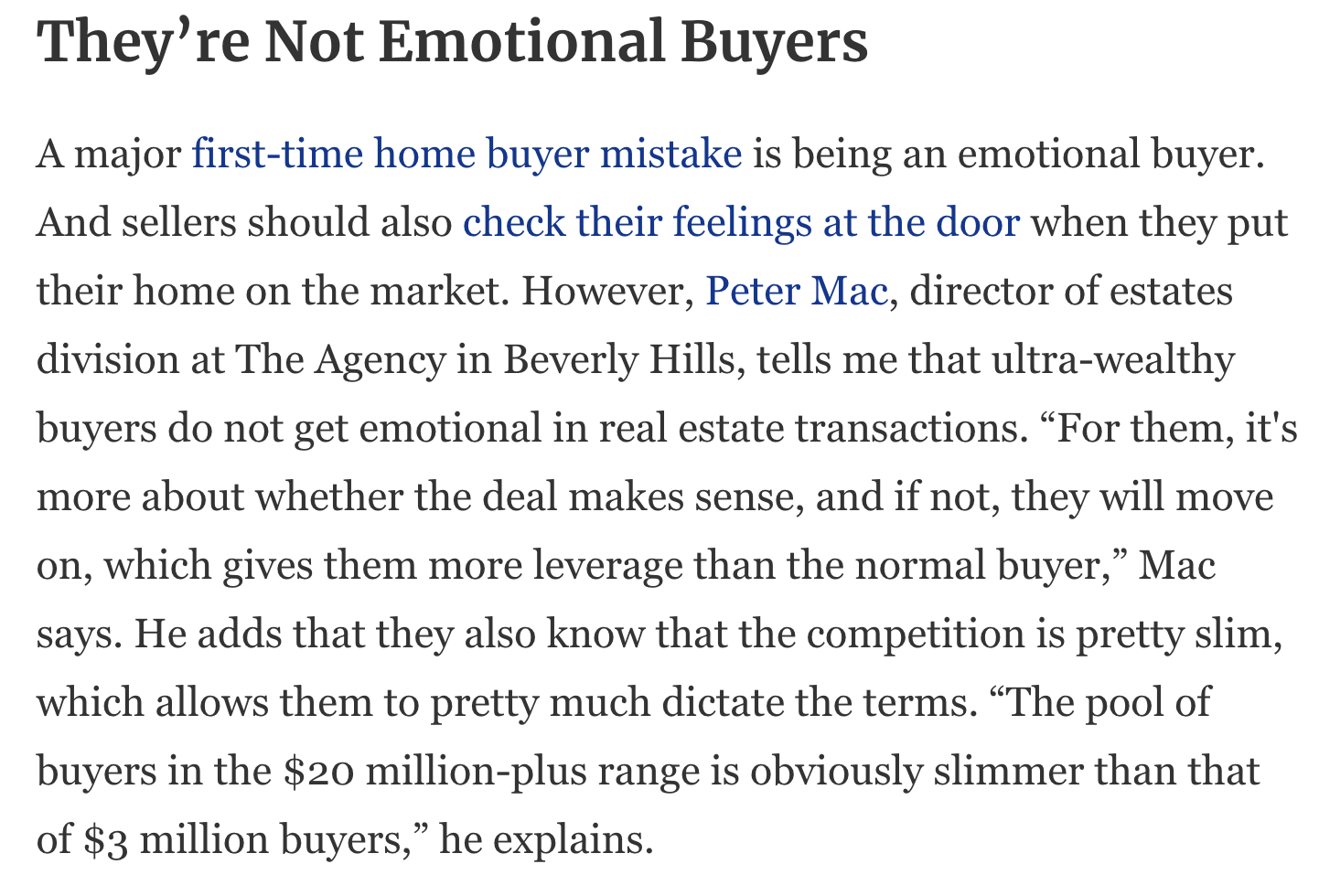 What You Can Learn From Ultra-Wealthy Buyers Before Purchasing A Home