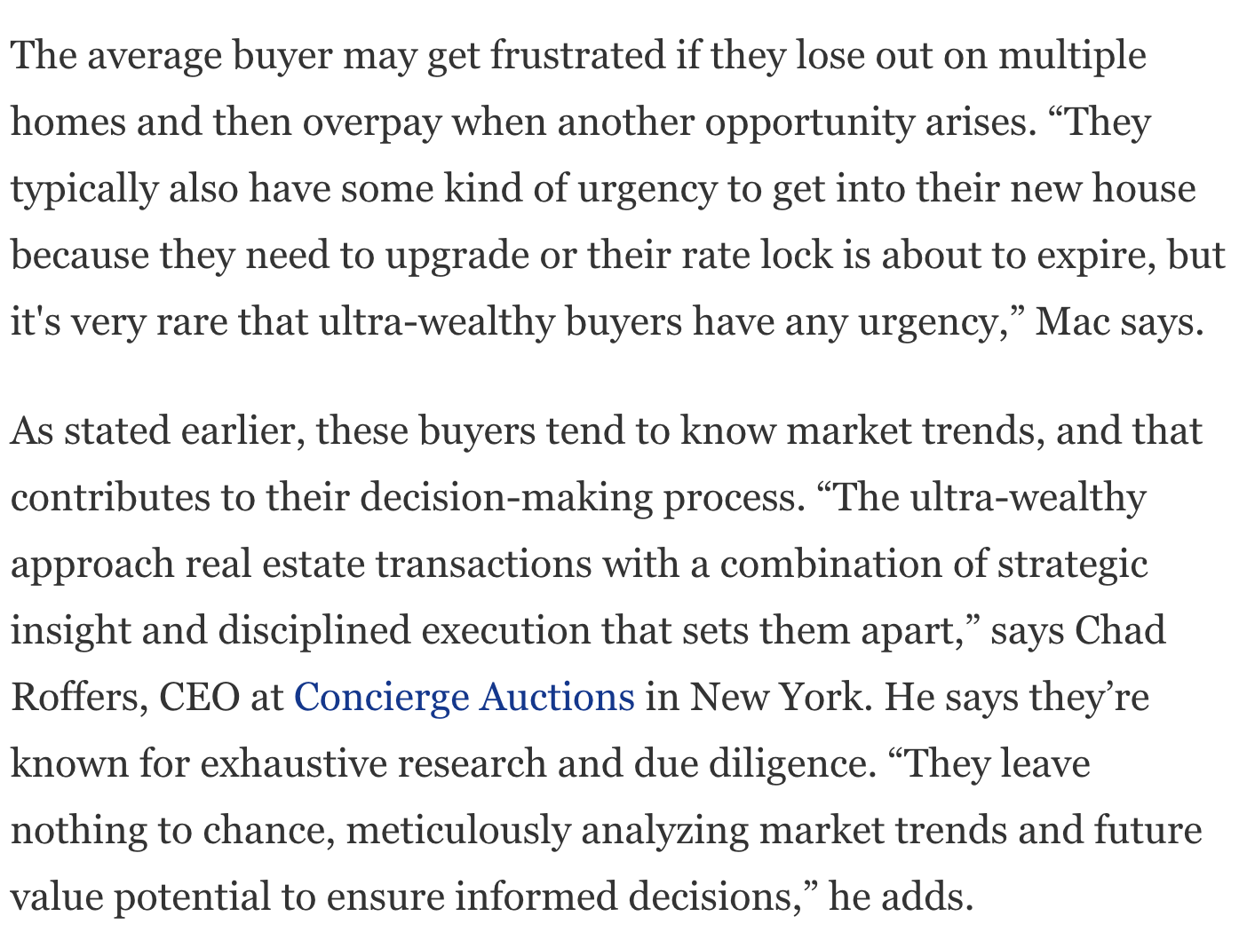 What You Can Learn From Ultra-Wealthy Buyers Before Purchasing A Home