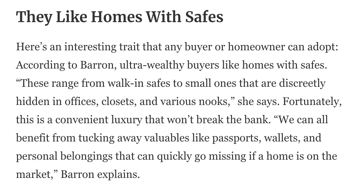 What You Can Learn From Ultra-Wealthy Buyers Before Purchasing A Home